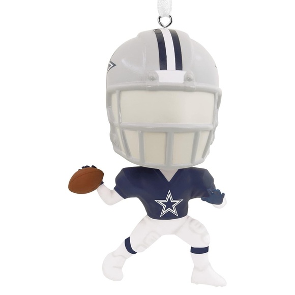 Hallmark Christmas Ornament NFL Dallas Cowboys Team Football Bouncing Buddy - Picture 3 of 6